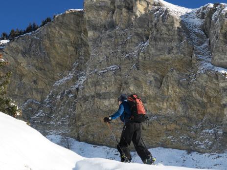 En montant vers la tête du Cretet