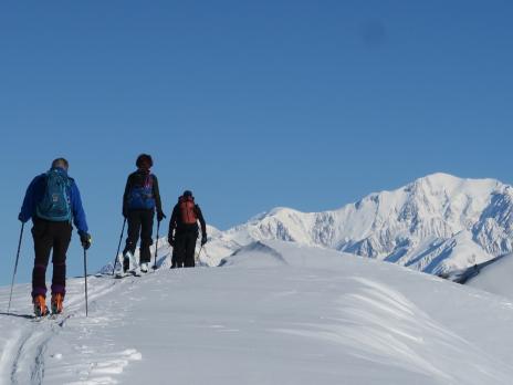 En montant vers la tête du Cretet