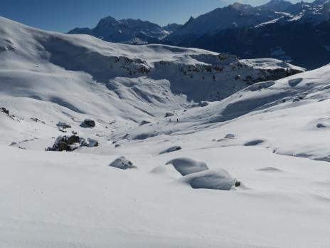 En montant au col