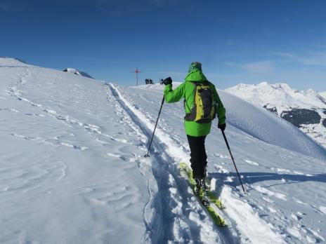 En arrivant au sommet du Mt St jacques