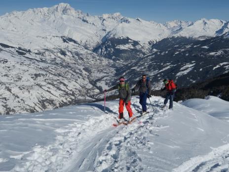 En arrivant au sommet du Mt St jacques
