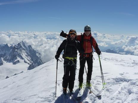 Sommet, juste pour nous...