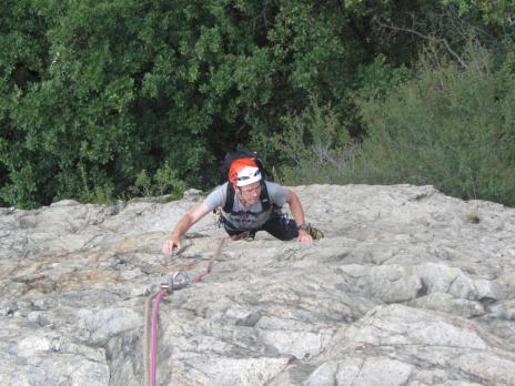 Escalade en Vanoise. La voie des Lépreux falaise de Pontamafrey