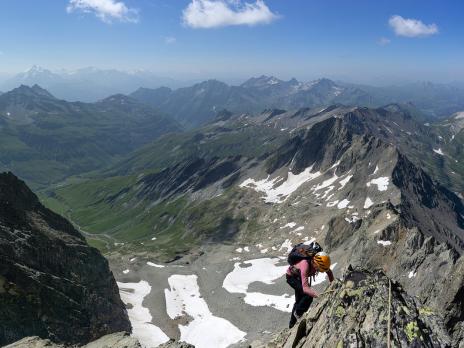 Près du sommet.