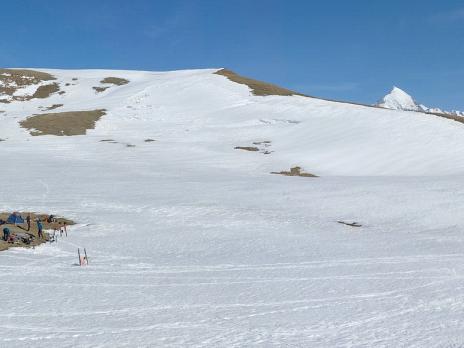 Emplacement de bivouac bien confortable.