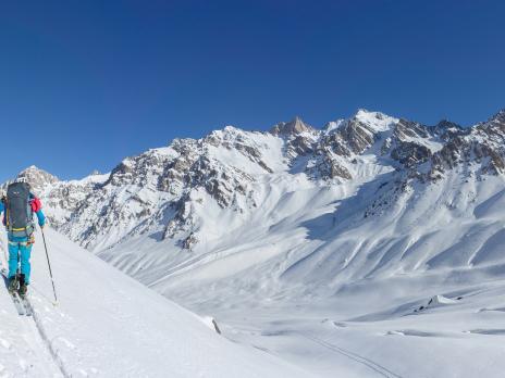 2000m au dessus du camp, le plus haut du secteur à 5200m.