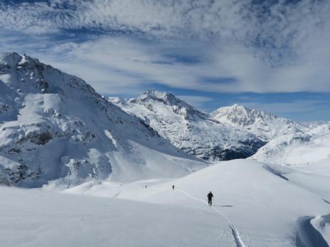 Randonnée à ski vers St Foy