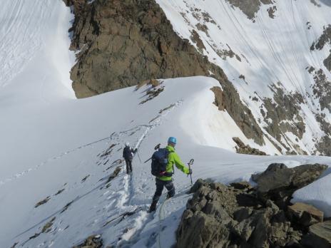 L'arête sommitale