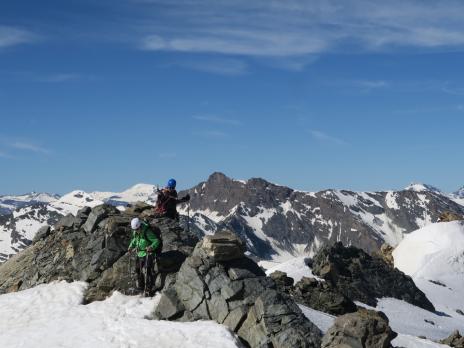 sur l'arête