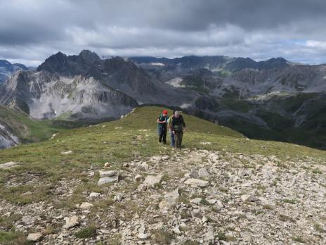 L"approche des Rochers de Plassas