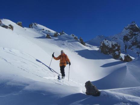 Belle journée de hors piste rando sur le secteur du col du Palet