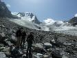 En quittant le glacier.