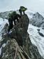 Sur l'arête est de l'Aiguille du St Esprit.