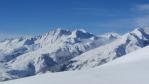 massif du Beaufortain depuis la Rosière