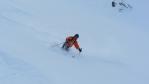 ski hors piste face nord de Bellecote La Plagne - Vanoise