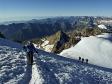 Près du sommet du Grand paradis