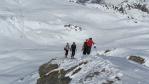 ski de randonnée au départ des Arcs - Vanoise