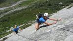 Escalade à Séloge vallée des Chapieux