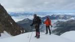 Le sommet superbe vue sur le versant Italien
