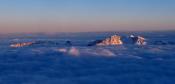 Levé du soleil sur le massif du Beaufortain