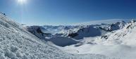 Les grosses avalanches de fonte au pied de la face sud