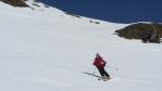Ski de randonnée aux Arcs - Descente combe de la Commune