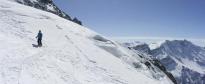 Sur le glacier du Geay