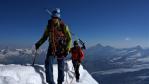 Sur l’arête du Castor