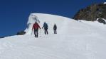 Grand Bec descente du glacier du Troquairou - Guides des Arcs