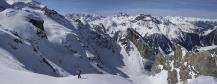 Dans le cirque du dard, près du col de l'Arcelin.