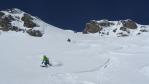 ski hors piste aux Arcs Bureau des guides des Arcs