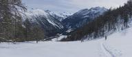 Vue vers la vallée de Larche