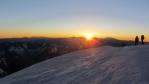 Le sommet du Mont Blanc, levé du soleil - Guide des Arcs
