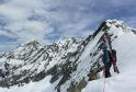 Sur l'arête Platières-Sache. Derrière l'arête Sache-Pourri.
