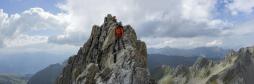 Sur l'arête en direction de col de la Nova