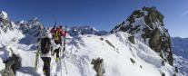 Au pied des dents rouges, avant de commencer la descente sur le lac du Petit.