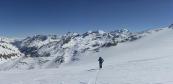 Sur le glacier de Golette en allant vers la Traversière.
