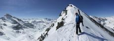 Sur l'arête de la traversière
