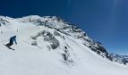 Au milieu des crevasses, sous le mont Pourri.
