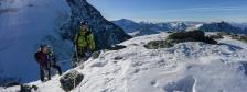 On retrouve le soleil dès le début de l'arête...