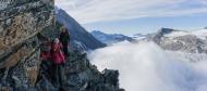 Au dessus du col des schistes