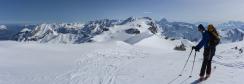Sur la longue crête des Wildstrübel.