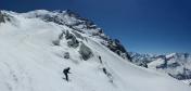 Desente au milieu des crevasses