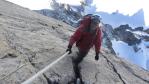 Dent du Géant cordes fixes en face nord