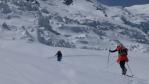 En montant vers le Grands Mulets