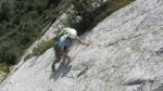 Escalade dans le Beaufortain - falaise de Séloge