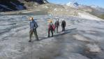 Randonnée glaciaire, glacier de Rheme Golette