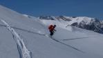 Neige de rêve à la descente