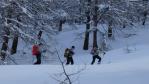 Neige profonde le premier jour