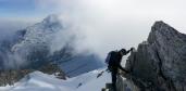 Sur l'arête est du mont Tondu